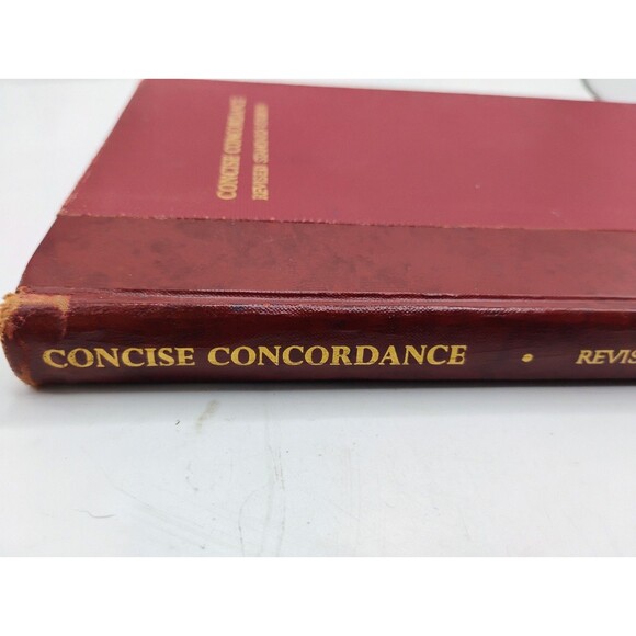 Vintage Concise Concordance Revised Standard Version 1959 Holy Bible Reference - Picture 3 of 11